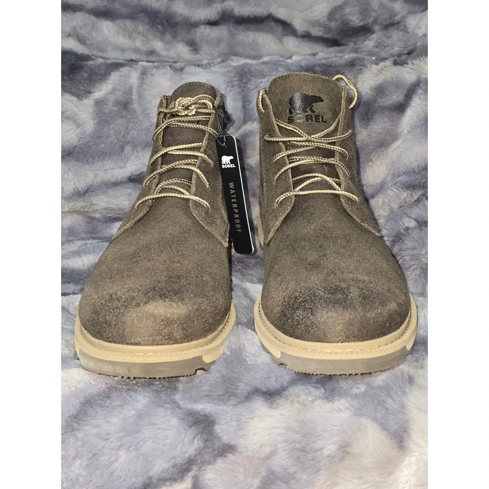 NWT Sorel Madson II Waterproof Chukka Waterproof Suede‎ Boots Men US 8